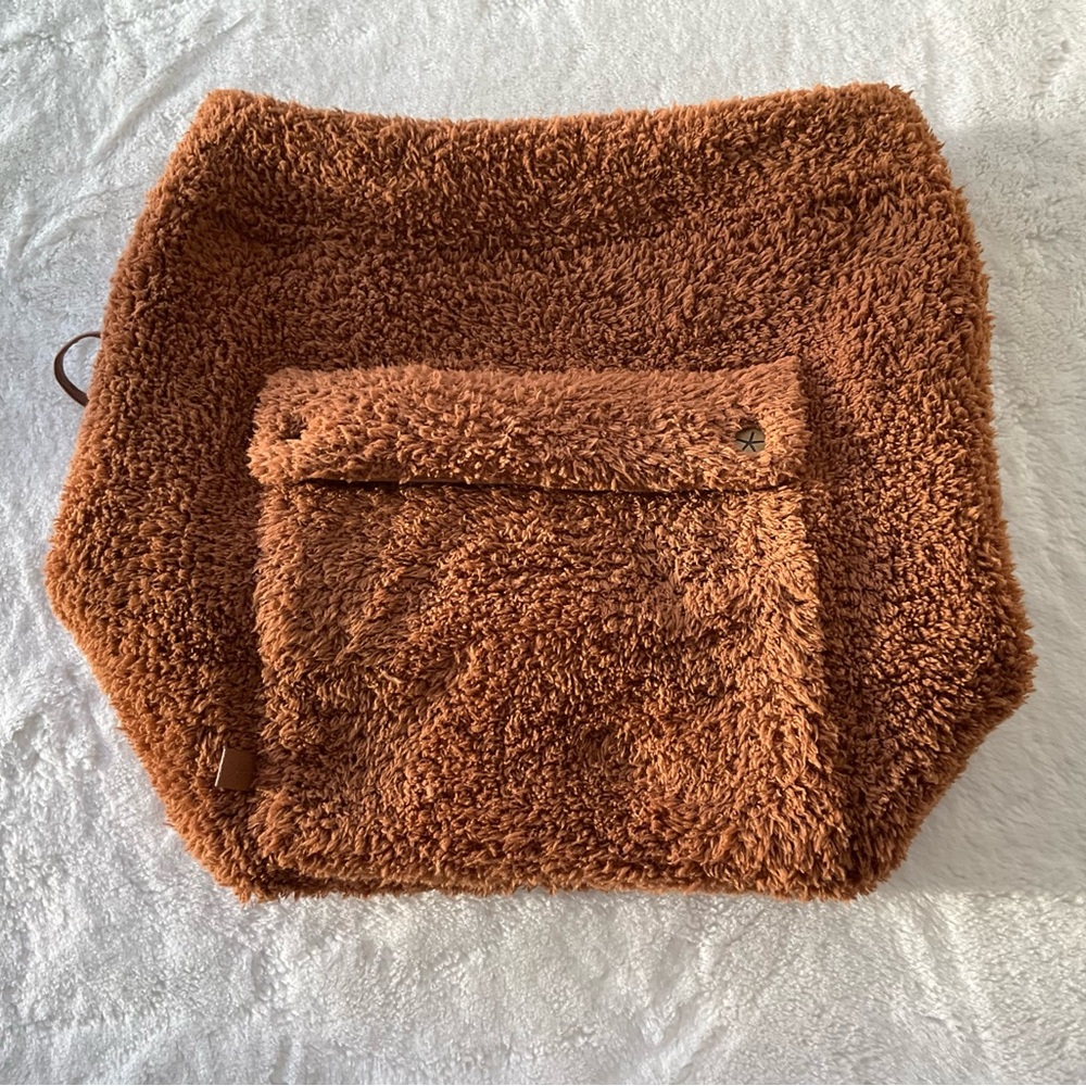 Barefoot Dreams Fuzzy Honey Backpack
